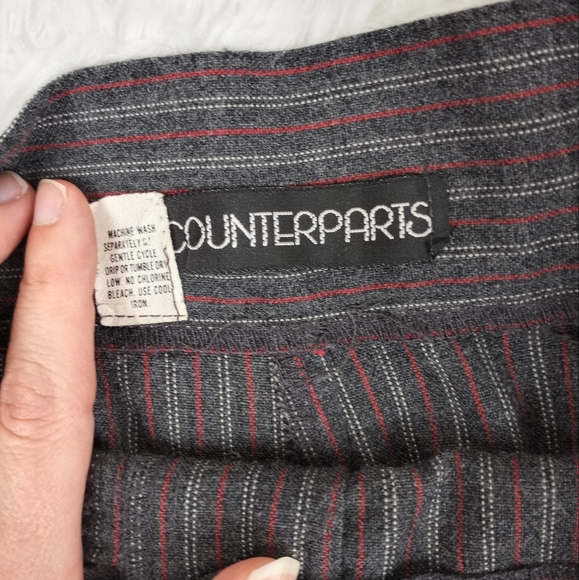 Vintage 90s Grunge Pinstripe Pants - Picture 5 of 6